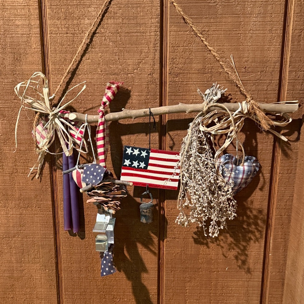 Rustic Patriotic Wall Hanging Decor